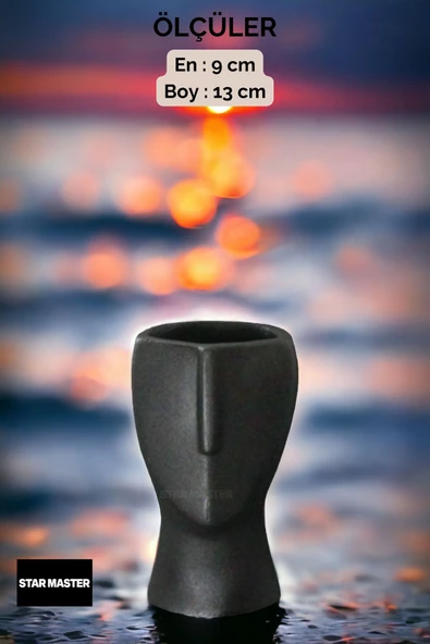 METAFOX Tezgah Kaşıklık Modern Tezgah Üstü Kaşıklık Dekoratif Dik Kaşıklık Siyah Renk Model 23 - Resim 3