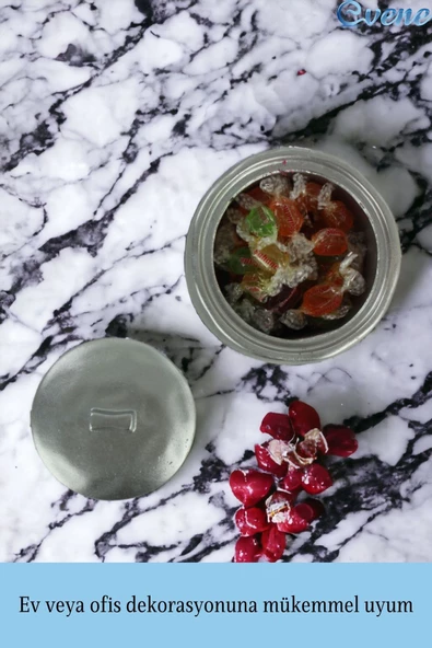 Evene Kapaklı Şekerlik Drajelik Şekerlik Model 17 - Resim 3