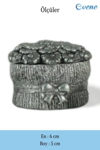 Evene Kapaklı Şekerlik Drajelik Şekerlik Model 19 - Resim 2