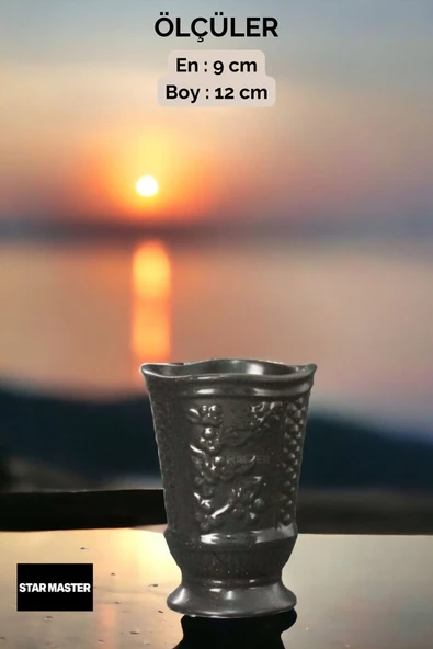 METAFOX Tezgah Kaşıklık Modern Tezgah Üstü Kaşıklık Dekoratif Dik Kaşıklık Siyah Renk Model 9 - Resim 3