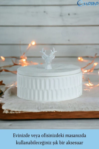 Evene Kapaklı Şekerlik Drajelik Şekerlik Model 22 - Resim 4