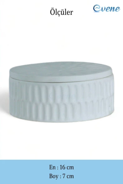 Evene Kapaklı Şekerlik Drajelik Şekerlik Model 21 - Resim 2