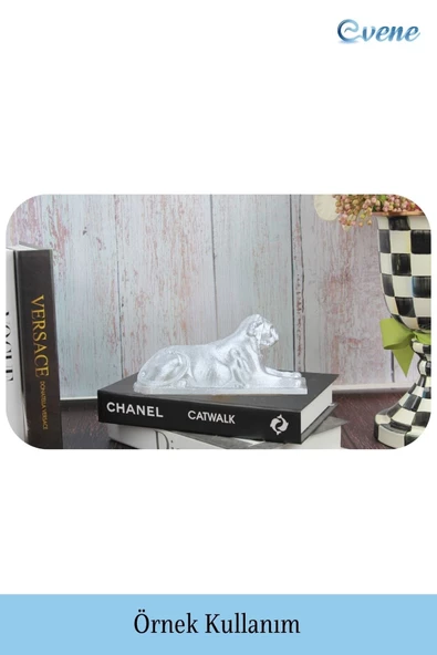 Evene Biblo Dekoratif Obje Heykel Biblo Aslan Biblo Dekoratif Süs Eşyası Model 1 - Resim 2