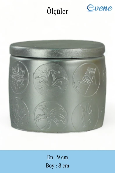 Evene Kapaklı Şekerlik Drajelik Şekerlik Model 14 - Resim 2