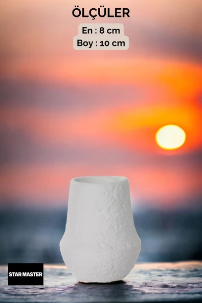 METAFOX Tezgah Kaşıklık Modern Tezgah Üstü Kaşıklık Dekoratif Dik Kaşıklık Beyaz Renk Model 15 - Resim 3