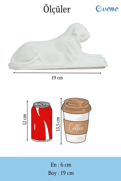 Evene Biblo Dekoratif Obje Heykel Biblo Aslan Biblo Dekoratif Süs Eşyası Model 1 - Resim 3