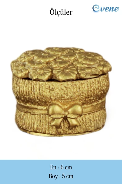 Evene Kapaklı Şekerlik Drajelik Şekerlik Model 19 - Resim 3