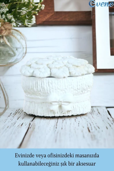 Evene Kapaklı Şekerlik Drajelik Şekerlik Model 19 - Resim 4