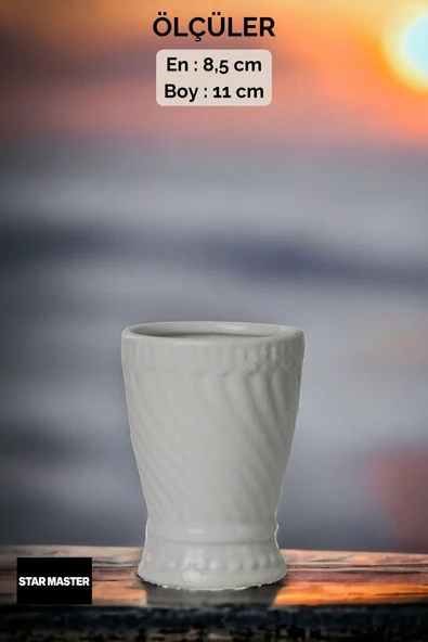 METAFOX Tezgah Kaşıklık Modern Tezgah Üstü Kaşıklık Dekoratif Dik Kaşıklık Beyaz Renk Model 14 - Resim 3