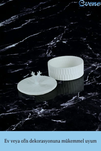 Evene Kapaklı Şekerlik Drajelik Şekerlik Model 22 - Resim 3