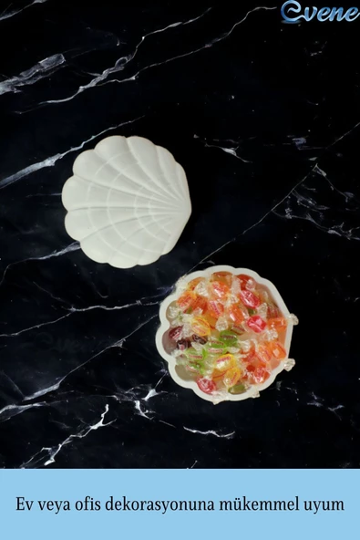 Evene Kapaklı Şekerlik Drajelik Şekerlik Model 16 - Resim 4