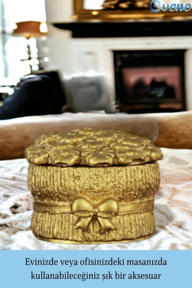 Evene Kapaklı Şekerlik Drajelik Şekerlik Model 19 - Resim 5