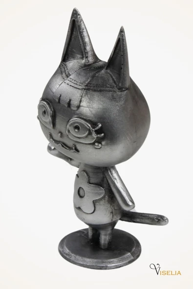 Viselia Dekoratif Küçük Kedi Biblo Heykel El Yapımı Hediyelik Süs Eşyası Sevimli Model Tasarım Ürünü ürün görseli