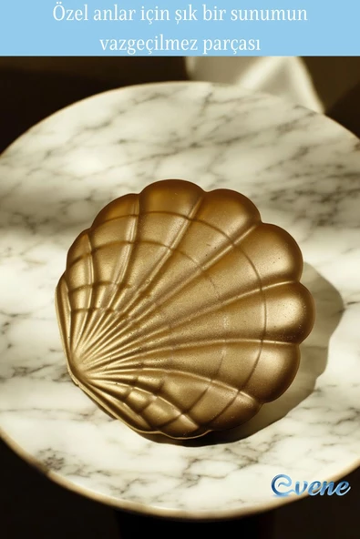 Evene Kapaklı Şekerlik Drajelik Şekerlik Altın Renk Model 16 - Resim 6