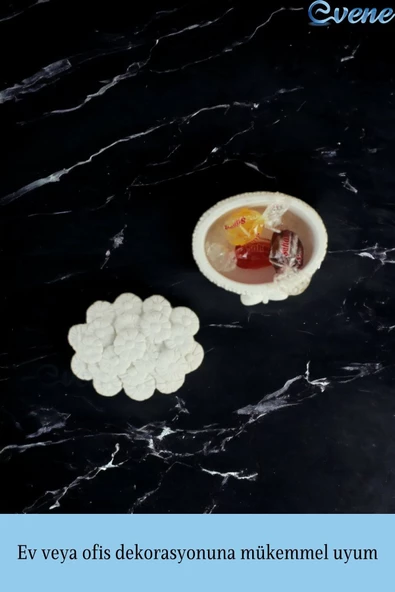 Evene Kapaklı Şekerlik Drajelik Şekerlik Model 19 - Resim 3