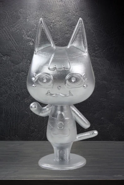 Stein Kohle Dekoratif Küçük Kedi Biblo Heykel El Yapımı Hediyelik Süs Eşyası Sevimli Model Tasarım Ürünü ürün görseli