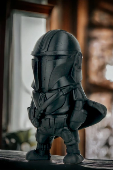 Rugad Biblo Dekoratif Heykel Savaşçı Biblosu Siyah Model 4 ürün görseli