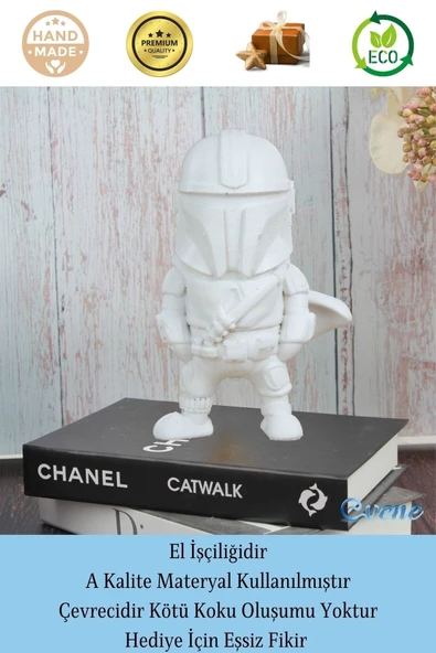 Evene Biblo Dekoratif Obje Heykel Savaşçı Biblo Dekoratif Süs Eşyası Model 4 - Resim 4