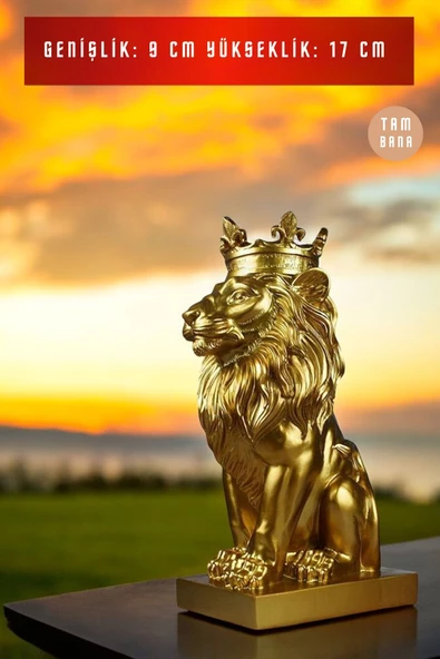 tambana Gold Heykel Biblo Dekoratif Süs Eşyası Dekoratif Masa Süsü Salon Aksesuarları Model 34 - Resim 3