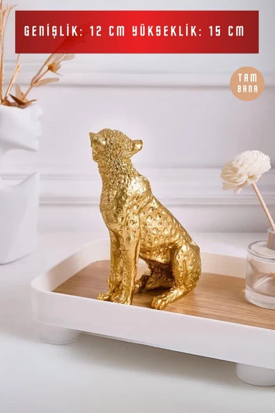 tambana Gold Heykel Biblo Dekoratif Süs Eşyası Dekoratif Masa Süsü Salon Aksesuarları Model 33 - Resim 3