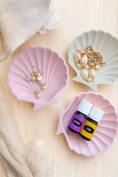 tambana Sunumluk Takı Tabağı Dekoratif Tepsi Obje Seti 3 Parça Model 25 ürün görseli 1