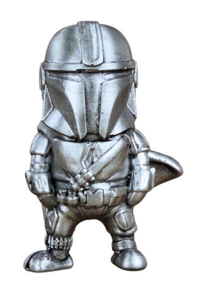 Evene Biblo Dekoratif Obje Heykel Savaşçı Biblo Dekoratif Süs Eşyası Gümüş Eskitme Renk Model 4 ürün görseli