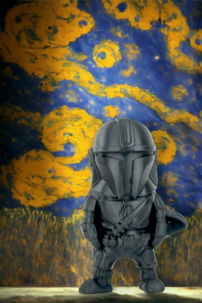 Rugad Biblo Dekoratif Heykel Savaşçı Biblosu Siyah Model 4 - Resim 3