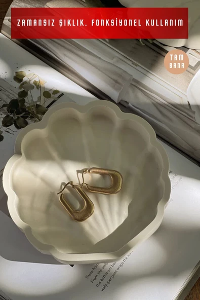 tambana El Yapımı Dekoratif Kutu Kapaklı Takı Kutusu Krem Model 11 - Resim 4