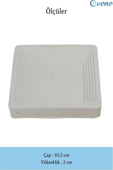 Evene Dekoratif Kase Beyaz Renk Takı Kutusu Yüzük Kolye Kutusu Mum Tabağı Takı Organizer Model 4 - 2