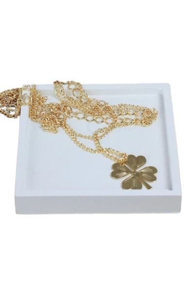 Evene Dekoratif Kase Beyaz Renk Takı Kutusu Yüzük Kolye Kutusu Mum Tabağı Takı Organizer Dörtgen Model ürün görseli