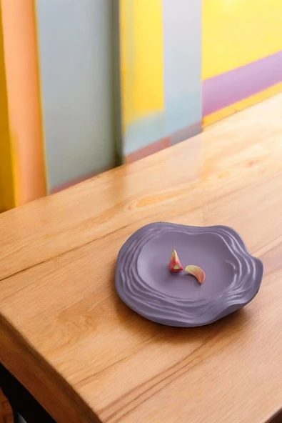 tambana Mor Sunumluk Takı Tabağı Dekoratif Tepsi Obje Ev Dekorasyon Model 25 ürün görseli