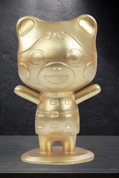 Stein Kohle Dekoratif Küçük Ayı Biblo Heykel El Yapımı Hediyelik Süs Eşyası Sevimli Model Tasarım Ürünü ürün görseli 1