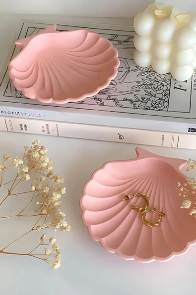 tambana Sunumluk Takı Tabağı Dekoratif Tepsi Obje Seti 2 Parça Model 25
