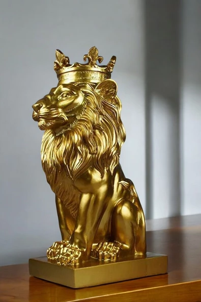 tambana Gold Heykel Biblo Dekoratif Süs Eşyası Dekoratif Masa Süsü Salon Aksesuarları Model 34 ürün görseli 1