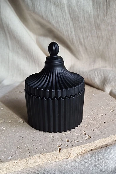 tambana El Yapımı Dekoratif Kutu Kapaklı Takı Kutusu Siyah Model 10 ürün görseli 1