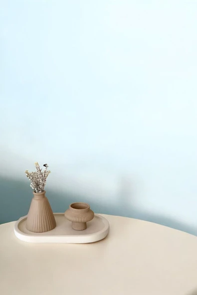 tambana Sunumluk Takı Tabağı Dekoratif Tepsi Obje Seti 3 Parça Model 1045 ürün görseli 1