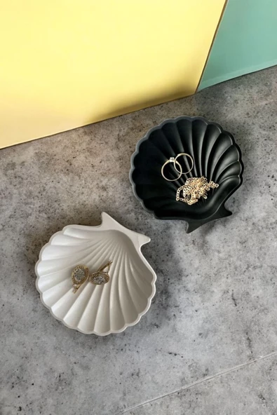 tambana Sunumluk Takı Tabağı Dekoratif Tepsi Obje Seti 2 Parça Model 25