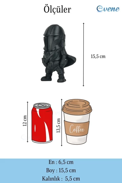 Evene Biblo Dekoratif Obje Heykel Savaşçı Biblo Dekoratif Süs Eşyası Model 4 - Resim 3