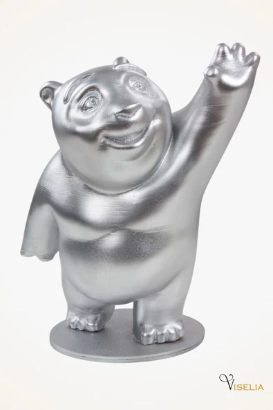 Viselia Dekoratif Ayı Biblo Heykel El Yapımı Sevimli Hediyelik Süs Eşyası Model Tasarım Ürünü ürün görseli