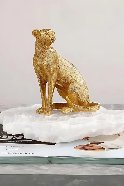 tambana Gold Heykel Biblo Dekoratif Süs Eşyası Dekoratif Masa Süsü Salon Aksesuarları Model 33 ürün görseli 1