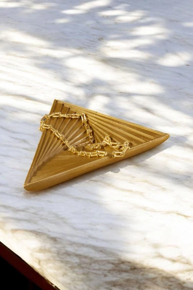 Viselia Takı Tabağı Takı Organizeri Takı Makyaj Kozmetik Düzenleyici Altın Renk Model 14 ürün görseli 1