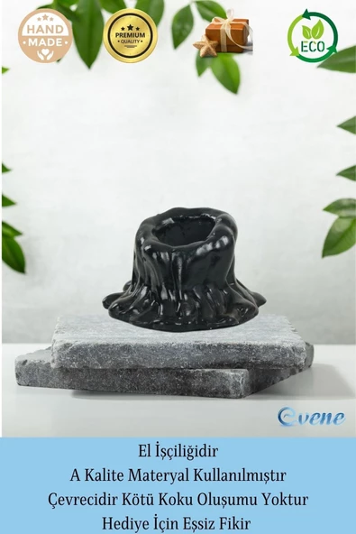 Evene Dekoratif Mumluk Tealight Mumluk Şamdan Mumluk 3 Lü Şamdan Model 31 - Resim 8