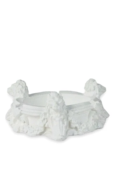 Evene Küllük Beyaz Kül Tablası Dekoratif Küllük Model 7 ürün görseli 1