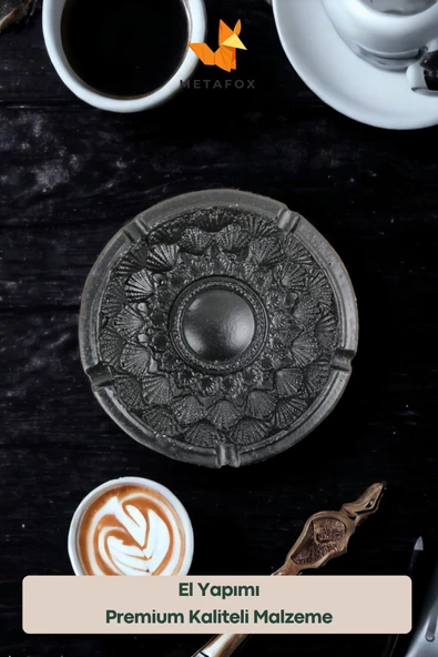 METAFOX Küllük Kül Tablası Sigara Küllüğü Model 1 - Resim 2