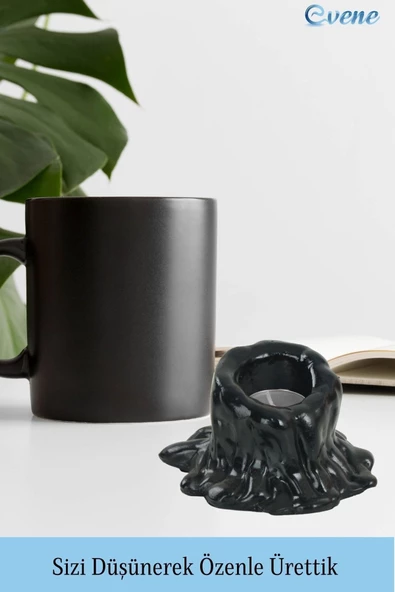 Evene Dekoratif Mumluk Tealight Mumluk Şamdan Mumluk 3 Lü Şamdan Model 31 - Resim 3