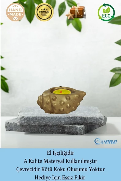 Evene Dekoratif Mumluk Tealight Mumluk Şamdan Mumluk 3 Lü Şamdan Model 32 - Resim 8