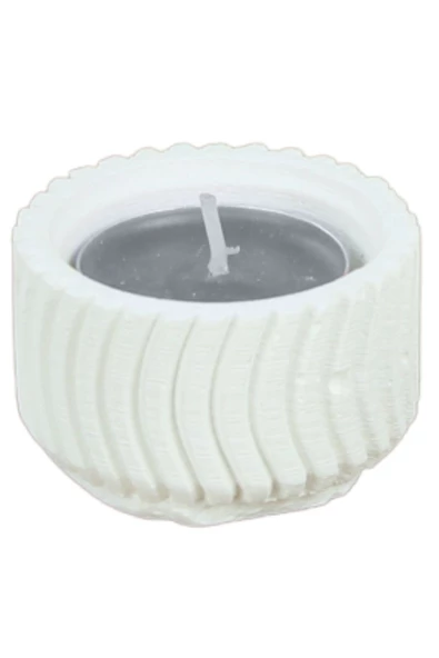 Stein Kohle Şamdanlık Dekoratif Şamdan Mumluk Tealight Mumluk Model 26