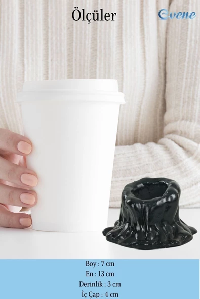 Evene Dekoratif Mumluk Tealight Mumluk Şamdan Mumluk 3 Lü Şamdan Model 31 - Resim 2