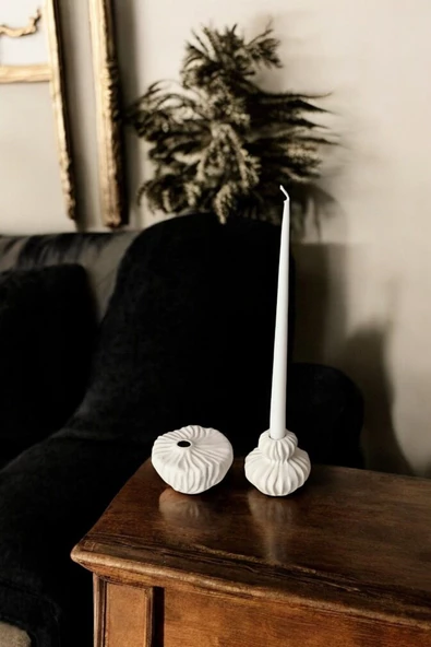 tambana Dekoratif Mumluk Set Şamdan El Yapımı Model 2