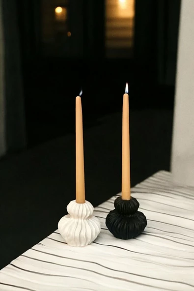 tambana Dekoratif Mumluk Set Şamdan El Yapımı Model 19 ürün görseli 1